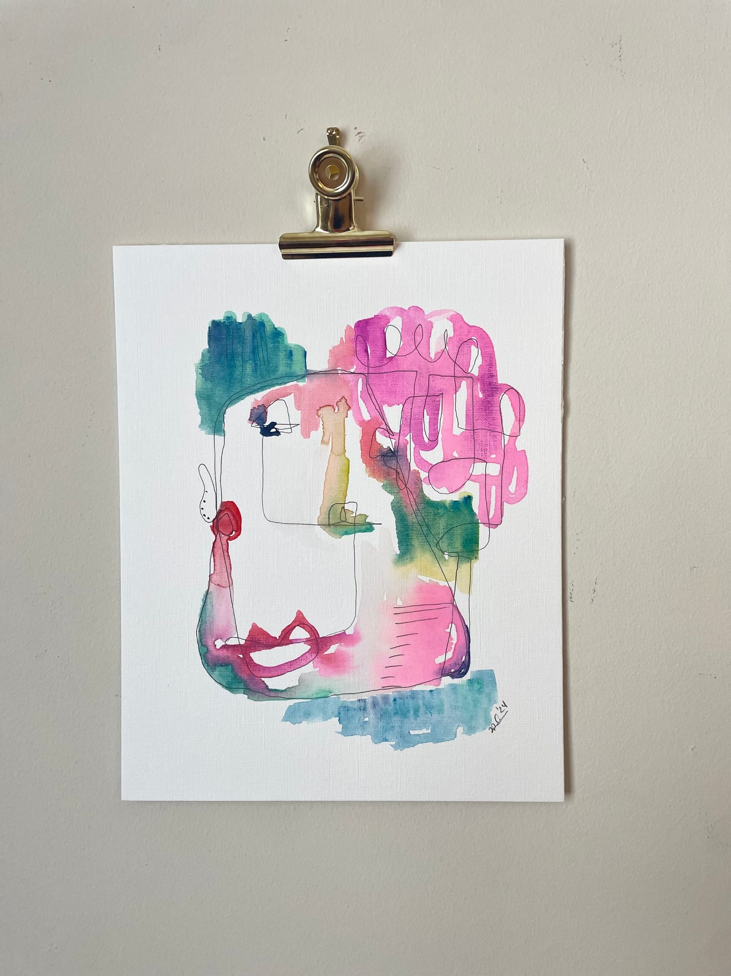 Abstract Face: Well Howdy Sailor
