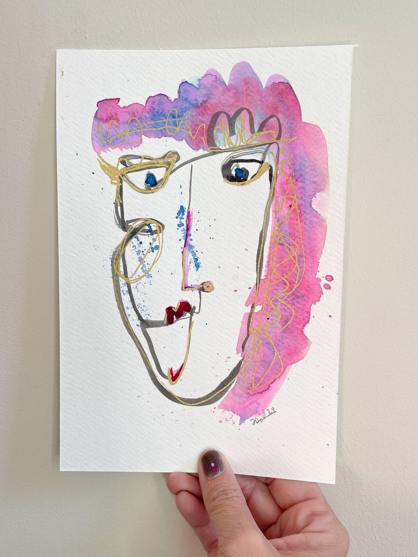 Abstract Face: Marti the Party