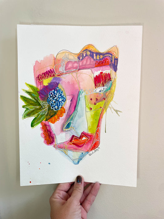 Abstract Face: Summer Party