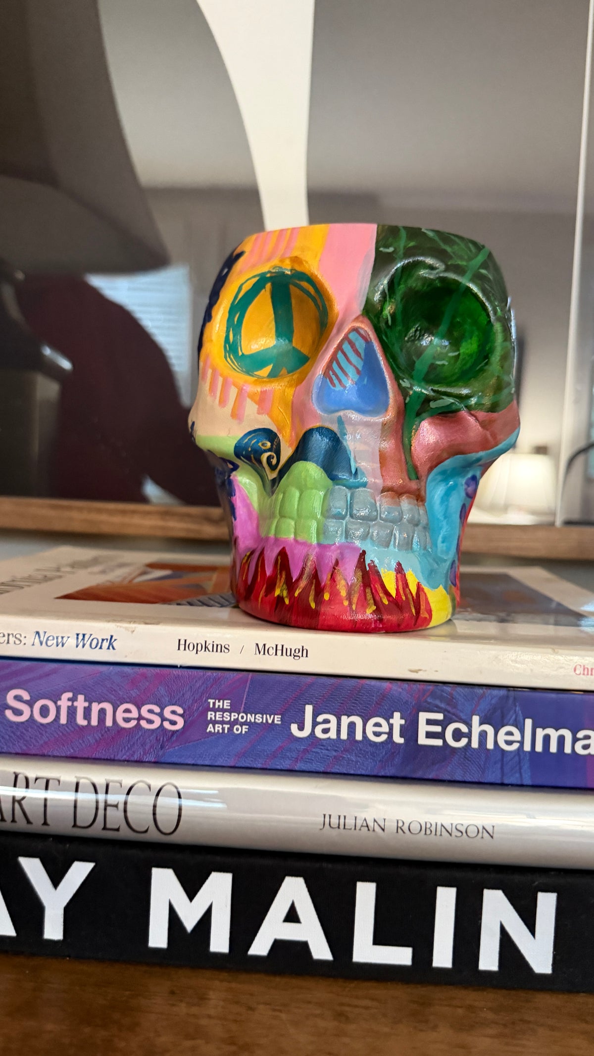 Peace Eye Skull Planter