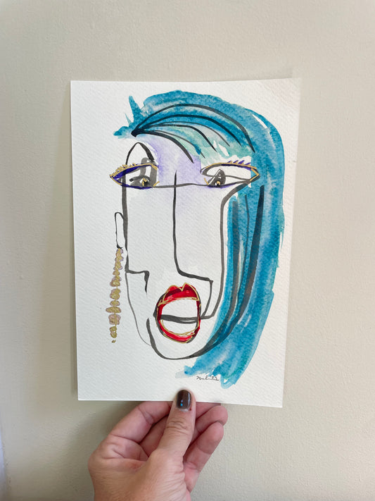 Abstract Face: I’m Speaking