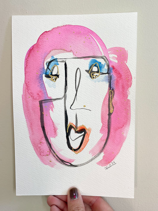 Abstract Face: Dammit, Barb