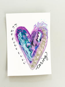 Mini Mantra Heart: Caring