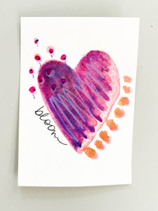 Mini Mantra Heart: Bloom