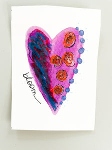 Mini Mantra Heart: Bloom