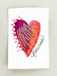 Mini Mantra Heart: Flourish