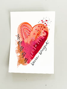 Mini Mantra Heart: Burn Bright